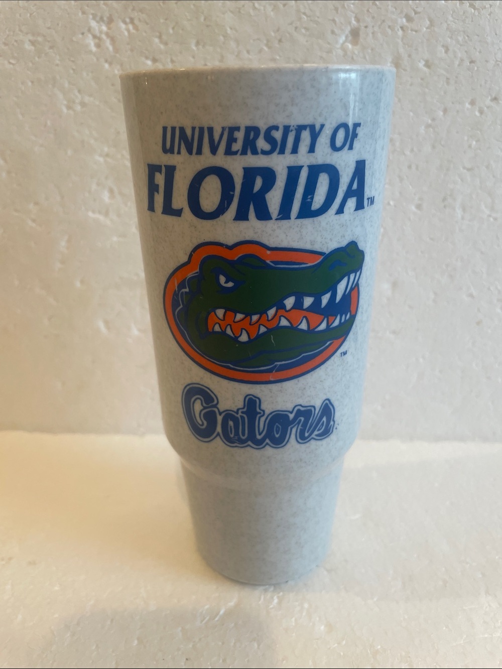 Vtg Betras USA vintage travel tumbler officially licensed UF Gators plastic Cup